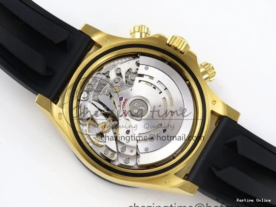 0420 DAYTONA 116518 APSF 1:1 BEST EDITION YG BLACK DIAL ON OYSTERFLEX RUBBER STRAP SH OnTrend 1784